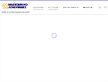 Tablet Screenshot of mastermindadventures.com